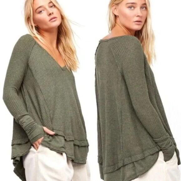 Free People We The Free Laguna Thermal Size Small - Picture 1 of 4